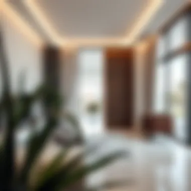 Interior of a Contemporary Property in Al Awir Interior of a contemporary property in Al Awir, highlighting modern design and space.