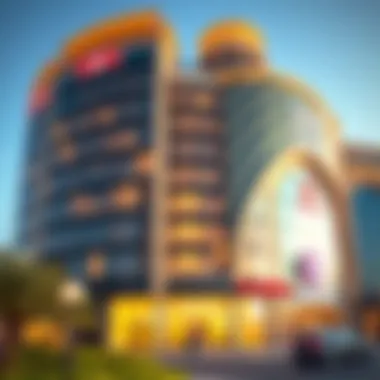 Architectural Marvel of المشرف مول Exterior view showcasing the stunning architecture of المشرف مول