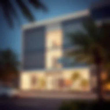 Alarfeen Real Estate Office Architecture Exterior view of Alarfeen Real Estate office showcasing modern architecture