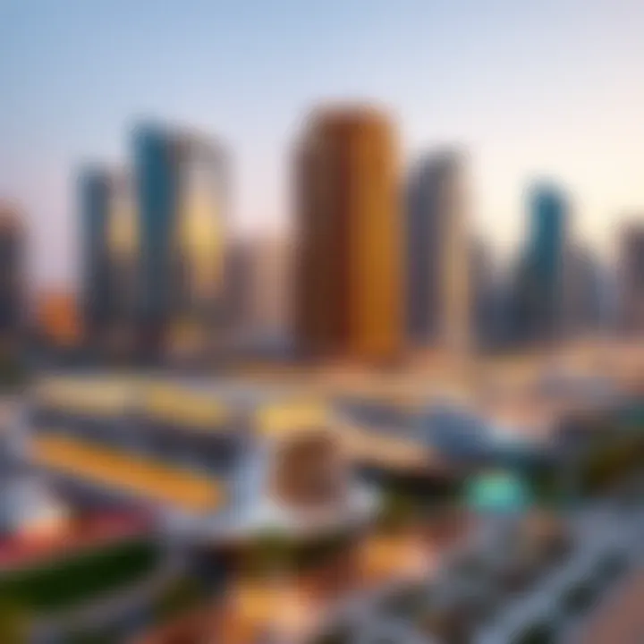 Luxurious Dubai skyline showcasing modern architecture