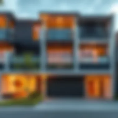 Stunning Modern Architecture of Bianca Townhouse Exterior view of the Bianca Townhouse showcasing its modern architectural design