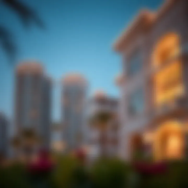 An elegant residential development in Bur Dubai highlighting architectural brilliance