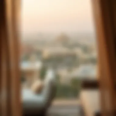 Stunning Views from Affordable Lodging Scenic view of Al Ain from a budget hotel