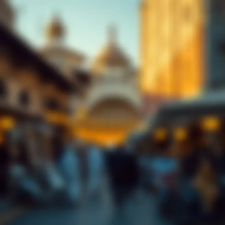 Traditional architecture of the Bur Dubai Gold Souk