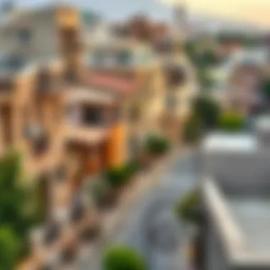 Vibrant Neighborhood of Hor Al Anz Scenic view of Hor Al Anz neighborhood with vibrant surroundings