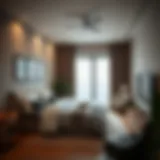 Modern apartment interior showcasing rental space in Hor Al Anz