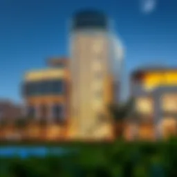 A stunning view of Barsha showcasing modern architecture