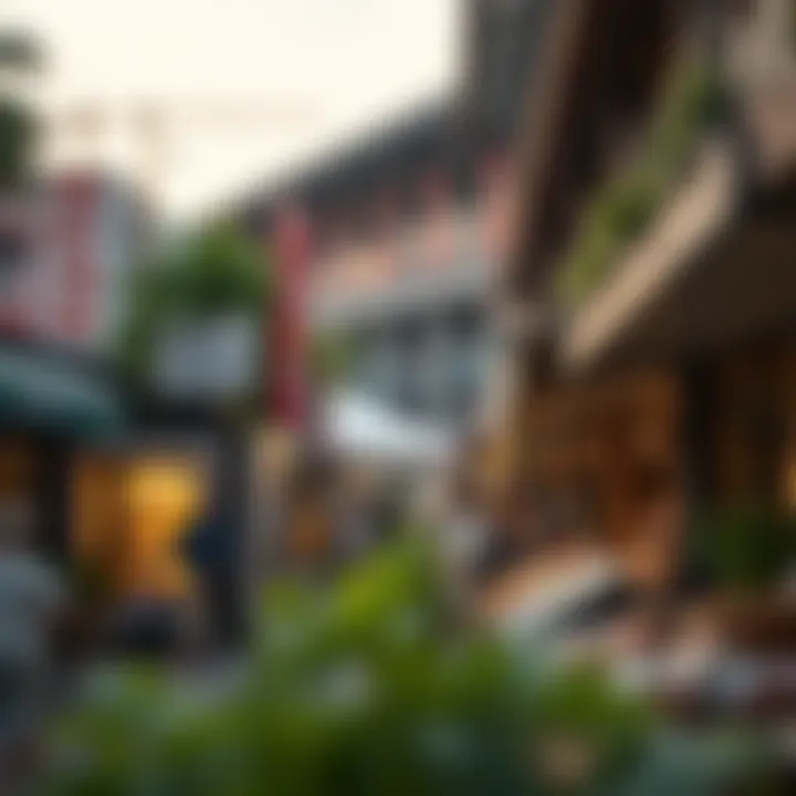 A bustling marketplace highlighting economic dynamics
