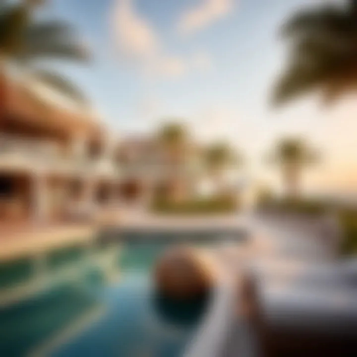 Luxurious beachfront properties at La Mer Beach