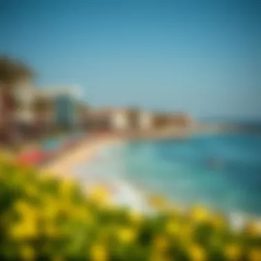 Scenic view of La Mer Beach showcasing its vibrant atmosphere