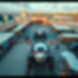 Aerial view of Dragon Mart 1 showcasing its vast layout.