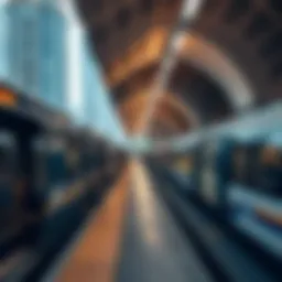 Metro Station Overview in Dubai