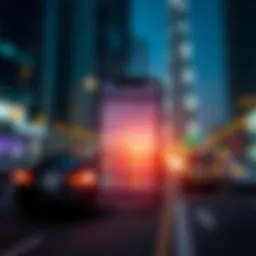 Mobile app interface showcasing Dubai's transportation options