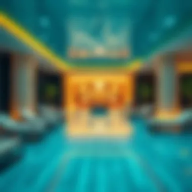 Luxurious amenities within Sahara Towers