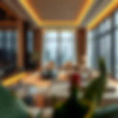 Luxury Living in Dubai's Real Estate Market A modern apartment interior showcasing luxury living.
